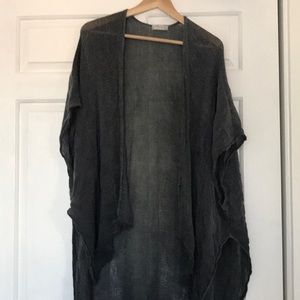 FREE PEOPLE GREY CARDIGAN